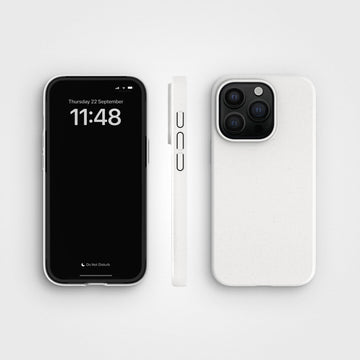 Biodegradable Phone Case for iPhone 15, White iPhone 15 Case – Cerqular Biodegradable Phone Case for iPhone 15, White iPhone 15 Case – Cerqular