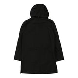 Vintage Aquascutum Overcoat - Small Black Cotton Blend