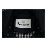 Vintage Aquascutum Overcoat - Small Black Cotton Blend