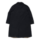Vintage Aquascutum Trench Coat - 2XL Navy Cotton Blend