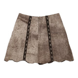 Vintage brown Studio 81 Mini Skirt - womens small