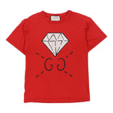 Vintage red FW16 GucciGhost Diamond Gucci T-Shirt - womens small