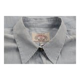 Vintage blue Armani Jeans Denim Shirt - mens x-small