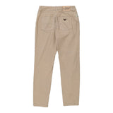 Vintage beige Armani Jeans Trousers - womens 28" waist