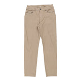 Vintage beige Armani Jeans Trousers - womens 28" waist