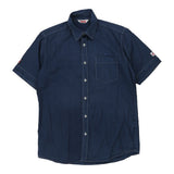 Vintage navy Lonsdale Short Sleeve Shirt - mens large