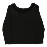 Vintage black Benetton Long Sleeve Top - womens medium