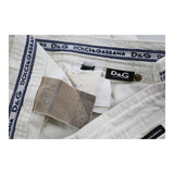 Vintage white Low Rise Skinny Dolce & Gabbana Trousers - womens 28" waist
