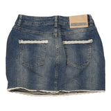 Vintage Motivi Denim Skirt - 28W UK 8 Blue Cotton