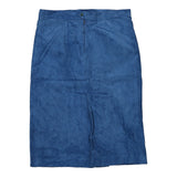 Vintage blue Unbranded Midi Skirt - womens 33" waist