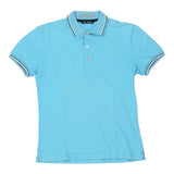 Vintage blue Gas Polo Shirt - mens medium