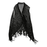 Vintage black Unbranded Crochet Top - womens large