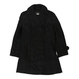 Vintage black Borgofiorni Trench Coat - womens small
