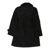 Vintage black Borgofiorni Trench Coat - womens small
