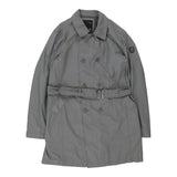 Vintage grey Ad Hoc Trench Coat - mens large