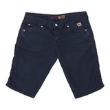 Vintage Roy Rogers Shorts - 35W 14L Navy Cotton