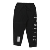 Vintage Adidas Joggers - Medium Black Cotton Blend