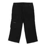 Vintage black Champion Cargo Trousers - womens 34" waist