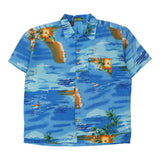 Vintage blue Unbranded Hawaiian Shirt - mens large
