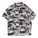 Vintage black & white Original Use Hawaiian Shirt - mens large