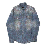 Vintage blue Klixs Denim Shirt - mens large