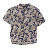 Vintage blue Faded Glory Hawaiian Shirt - mens small