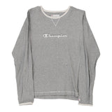 Vintage grey Champion Long Sleeve T-Shirt - womens large