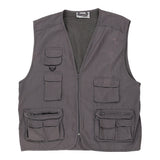 Vintage grey Sotto Zero Waistcoat - mens x-large