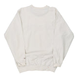 Vintage white Champion Sweatshirt - mens medium