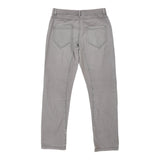 Benetton Slim Trousers - 34W 33L Grey Cotton