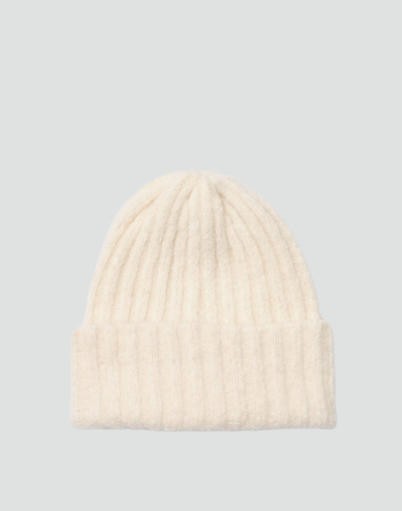 Alpaca Chunky Wool Rib Beanie
