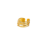 Genesis Gold Stacking Ring (adjustable)