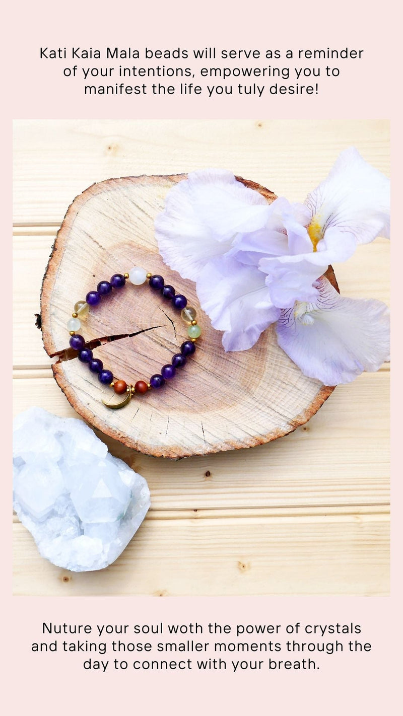 Amethyst Mala Bracelet