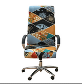 Anyseat Office Chair Cover –All Season Design, Large Size, Non-Slip Rotating Seat Case with Universal Armrest Protector