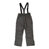 Age 9-10 Yigga Ski Trousers - 28W 23L Grey Polyester Blend
