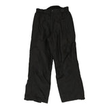 Age 10-12 Crane Kids Ski Trousers - 28W 27L Black Polyester