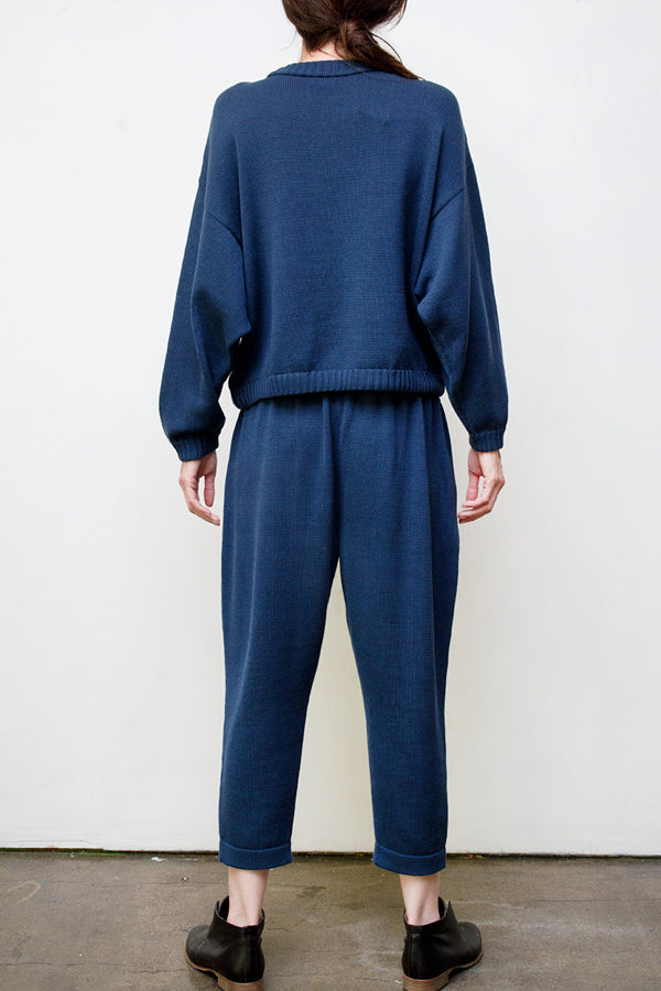 Mimi Hand-Loomed Knit Set - Blue
