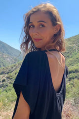 U-Back Top - Organic Cotton - Black