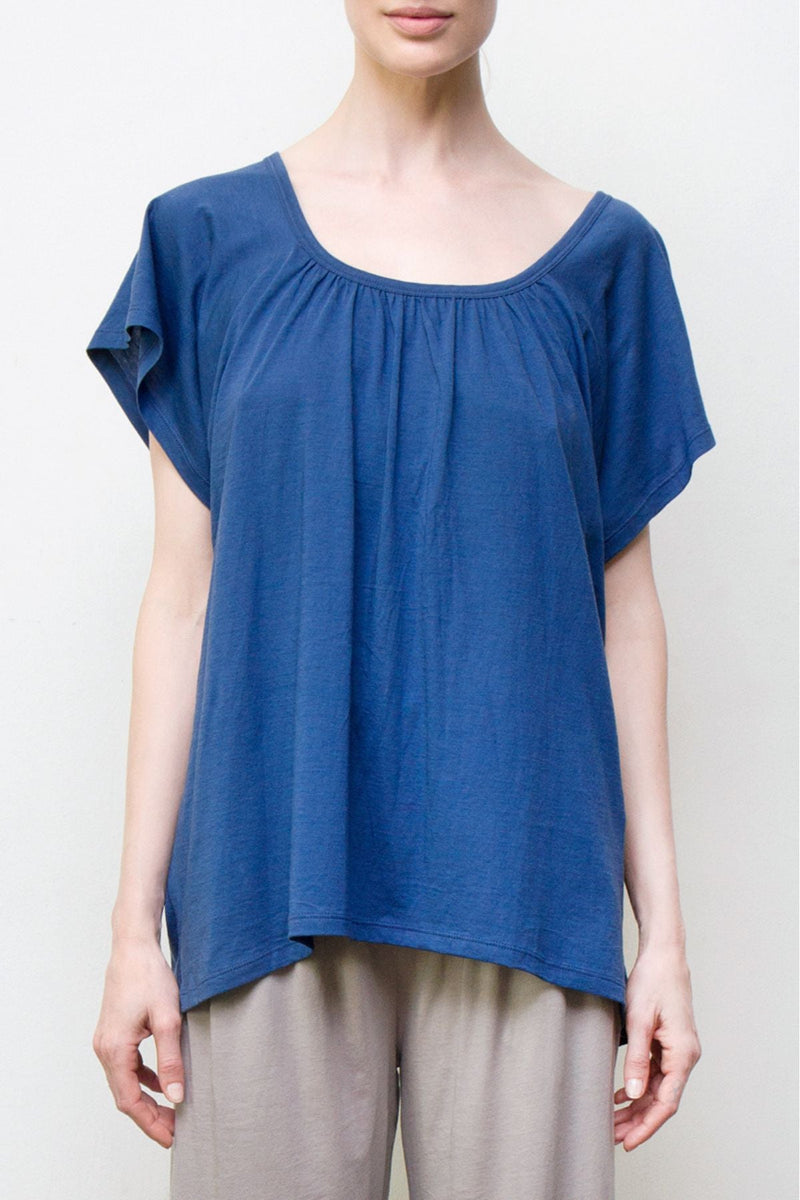U-Back Top - Organic Cotton - Blue