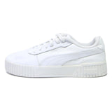 PUMA Cali Women's White Leather Low Top Trainers UK 7.5 Casual Sneakers