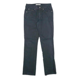 LEVI'S 505 Womens Jeans Black Regular Straight Denim Medium W28 L32 Classic Fit