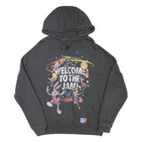SPACE JAM Mens Black Welcome To The Jam Pullover Hoodie M Cartoon Print
