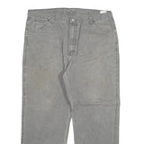 DICKIES Mens Jeans Grey Regular Straight Denim W40 L30 Workwear Utility