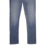 LEVI'S 524 Too Superlow Womens Jeans Blue Relaxed Skinny Denim Medium W30 L32