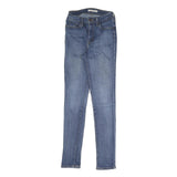 LEVI'S 721 Womens Slim Blue Denim Medium Wash W27 L30 Stretch Cotton Blend Jeans