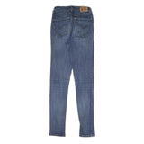 LEVI'S 721 Womens Slim Blue Denim Medium Wash W27 L30 Stretch Cotton Blend Jeans