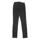 CALVIN KLEIN JEANS Womens Regular Fit Skinny Black Denim Jeans W24 L31 Premium