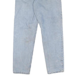 CARHARTT Mens Regular Fit Light Blue Denim Jeans W34 L31 Zip Closure