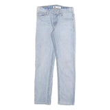 LEVI'S 502 Girls Jeans Light Blue Regular Tapered Denim W25 L26 Contemporary Fit