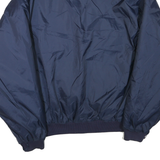 LA LOVING Mens Navy Blue Jacket XL Polyester Blend Plain Zip Casual Outerwear